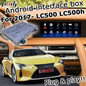 China Lexus LC500 LC500h GPS Navigation Box video interface wireless carplay and android auto youtube Google play supplier