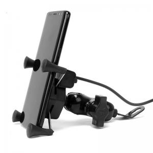 China Adjustable Handlebar Motorbike Phone Mounts For 3 Inch 7 Inch Cell Phone supplier