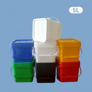 China Square Shape HDPE Plastic Drums Chemical Plastic Bucket Drum Pail Barrel supplier