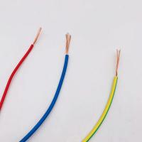 China Antiwear Heatproof Single Core Insulated Wire , Multicolor PVC Single Core Cable on sale