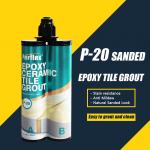 Easy Tiling Epoxy Based Sanded Grout / Epoxy Mortar Grout For Bathroom Tiles