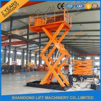 China 5T 3.5M Stationary Hydraulic Scissor Lift , Scissor Lifting Platform on sale