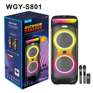 China 8-inch Woofer Portable Party Speaker with LED Lighting and Bluetooth Connectivity for Non-Stop Party Entertainment and Fun wholesale