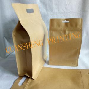 China moisture proof resealable aluminum foiled coffee bag with valve , coffee kraft paper packaging bag with supplier