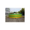 China Cute White Bunny Rabbit On The Grass Inflatable Bouncer Combo , Blow Up Amusement Park With Blower wholesale