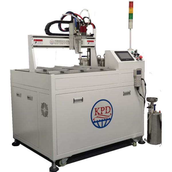 Low Noise Level Full Automatic LED Driver AB Silicone Glue Potting Machine for Potting