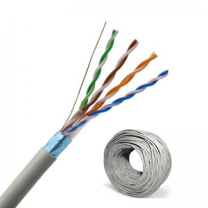 China Low Attenuation CCA Copper Cat5e Lan Cable For Computer Network supplier