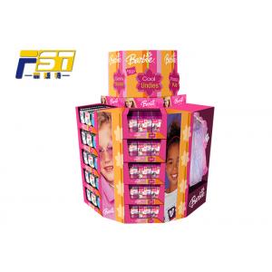 China Multi Sides 3 Layers Recyclable Colored Printing Cardboard Pallet Display For Toys supplier