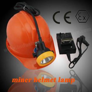 China 15000lux led corded rechargeable mining cap lamp with low power indication wholesale