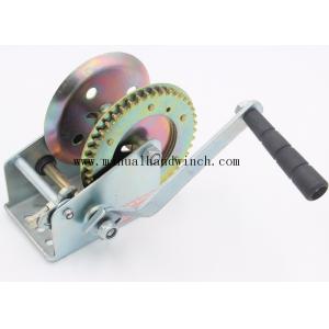 Mini Steel Marine Manual Cable Winch / Portable Hand Crank Winch For Boat Trailer