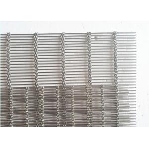 China Stainless Steel 316 Architectural Wire Mesh For Blind Metal Drapery Wall supplier