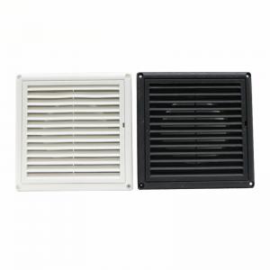 Mass 100mm 125mm 150mm 200mm HVAC Air Plastic Gravity Grill Manufactured by OEM/ODM