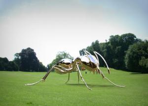 China Stainless Steel Sculpture Ant Garden Art Metal Modern Animal Customized wholesale