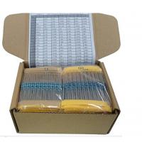 China Metal Film Resistors Chip Assorted Pack Kit Set Lot Assortment Kits 2600pcs/Lot 130 Values 1/4W 0.25W 1% on sale
