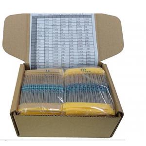 China Metal Film Resistors Chip Assorted Pack Kit Set Lot Assortment Kits 2600pcs/Lot 130 Values 1/4W 0.25W 1% supplier