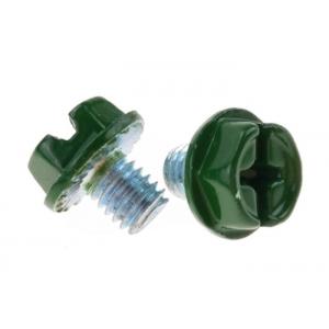 China M6 Painted Hex Washer Serrated Head Machine Screw Steel Phillips Slot Combination supplier