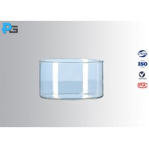 IEC60335-11 Borosilicate Glass Cylindrical Container 190×90mm For Microwave Oven