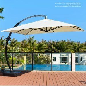 UV Protection Aluminium Cantilever Umbrella OEM 9 Foot Aluminum Umbrella
