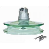 China Double Winged High Voltage Glass Insulators 70kN ISO9001 Certification on sale