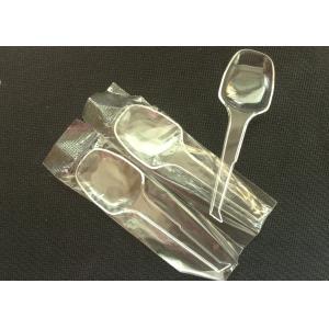 China colher individual do gelado do pacote no lucite claro um comprimento de 80 milímetros supplier