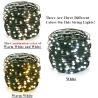 China ULのアダプターRFのリモートが付いている200のLEDs Dimmableの豆電球の緑の銅線のプラグ wholesale