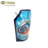 China Plastic Laundry Detergent Reusable Spout Pouch Customized Size And Color wholesale