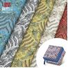 China Synthetic PVC Macrame Printed Faux Leather Fabric Film Style for Bag Notebook Phone Shell Decorative & Craft Use for Sofa Well wholesale