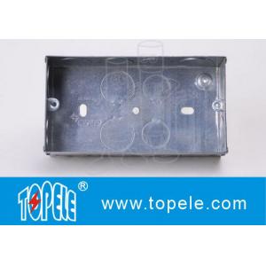 Galvanized Square Electrical Boxes And Covers For Lighting Fixture