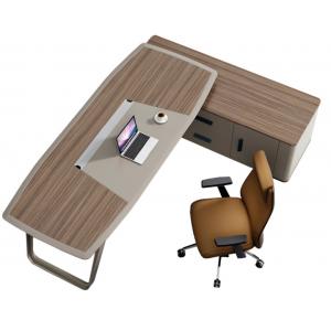 L-Shape Executive Manager Desk Melamine Office Furniture Desk