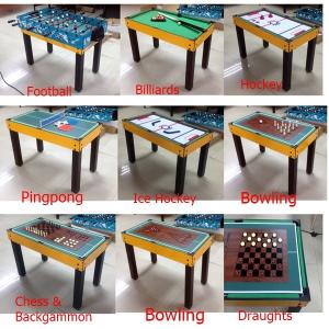 New Style Multi Game Table Soft Handle Football Game Table With Colorful Player