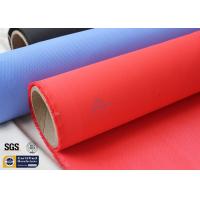 China Fiberglass Fire Blanket 490GSM 3732 39 Red Acrylic Coated Glass Fiber Fabric on sale