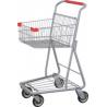 China American style 4&quot; or 5&quot; inches PU wheels Supermarket Shopping Trolleys HBE-MX-40L wholesale