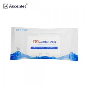 China OEM Disinfect Alcohol Wet Wipe And Ethyl Alcohol Wipes supplier