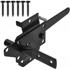 Gate Spring Bolt Cover Stainless Steel Door Latch with Single-side Bracket Structure