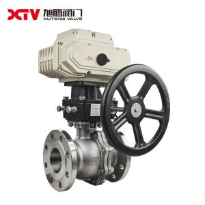 China Acid Media Compatible 2PC Flange Ball Valve for Normal Temperature Industrial Needs supplier