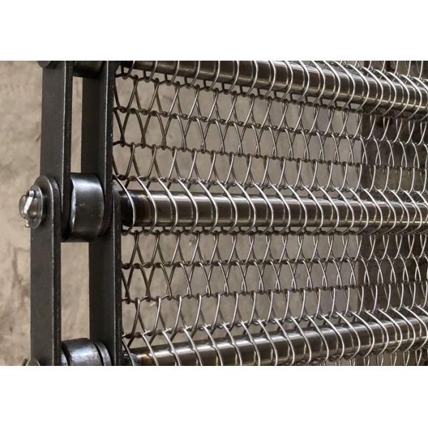 野菜に白くなることのための適用範囲が広い螺線形の網ベルトの食品等級の耐食性