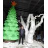 China customize size fiberglass green large christmas tree as decoration statue in garden /shop mall/ supermarket wholesale