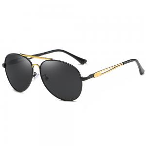 China Polarized Retro Shades Sunglasses BSCI Men Unbreakable Frame Glasses supplier