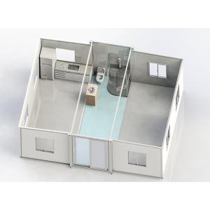 China Casa contêiner expansível de 20 pés com janela de alumínio, estrutura modular personalizável wholesale