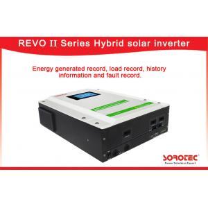 China Wide PV Input Range Energy Storage Inverter , Grid Hybrid Solar Power Inverter Battery Optional supplier