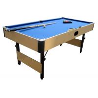 Promotional 6 Ft Billiard Table , Bar Size Pool Table With Folding Leg Ball Return