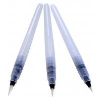 China 3-Piece Water Brush Pen Set, White for sale