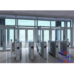 Automatic Security Intelligent  Flap Barrier Gate ODM / OEM Retractable User Friendly