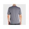 Breathable Slim fit Grey Men's Polo Shirts 100% Cotton Classic Custom Size