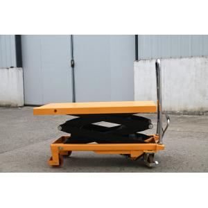 China Middle Level Industrial Hydraulic Lift Platform , Warehouse Lift Machine 1.5ton manual table lifter supplier