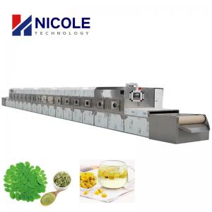 20kw Microwave Green Tea Drying Machine Flower Tea Sterilizing CE Certificed