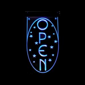 13cm Ceiling Acrylic Open Sign 20cm 110vac Wall Led Open Sign