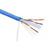 China 100 Foot FTP Cat6A Cable Blue Color For Digital Communication 30 Voltage wholesale