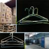 China Low Price 16inch Blue Color Notched Laundry Wire Hanger For Gulf Countries wholesale