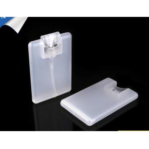 Card shape 30ml plastic pocket perfume sprayer bottle